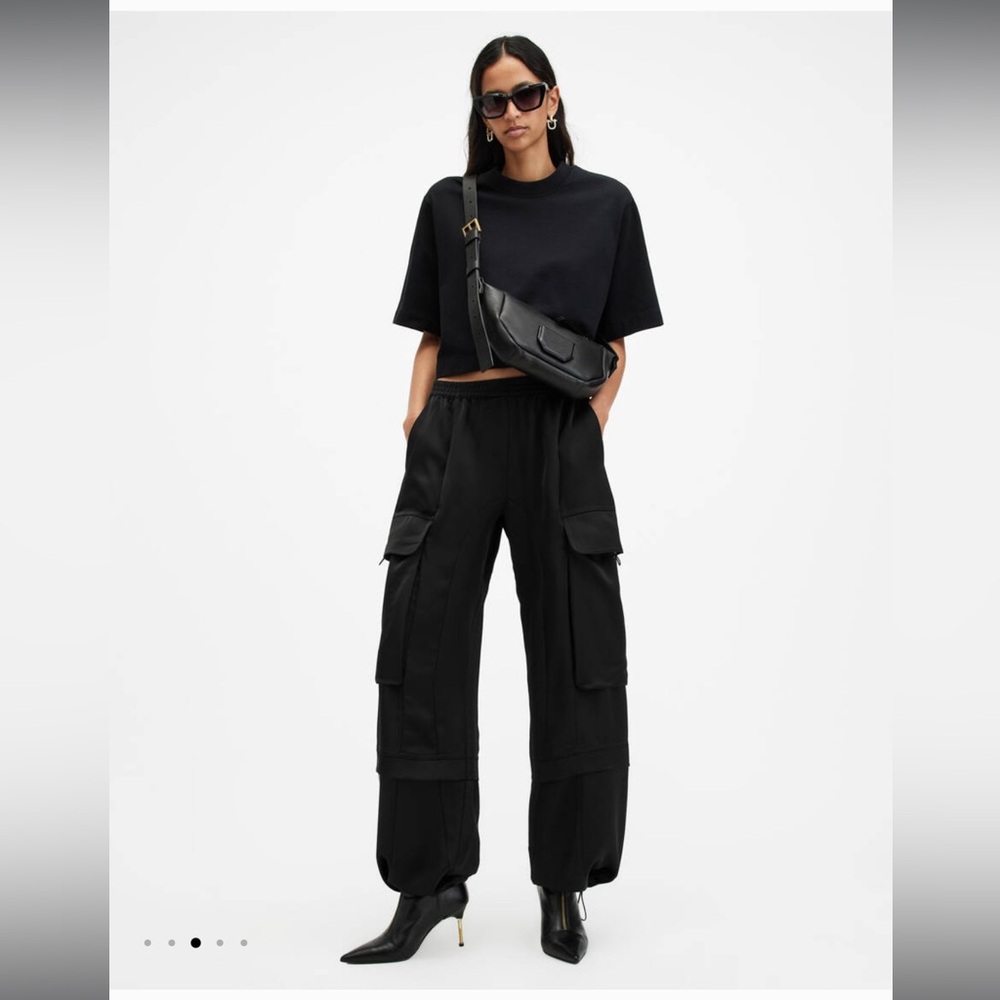 ALL SAINTS Barbara Adjustable Cuffed Cargo Pants